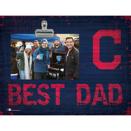 Cleveland Indians 8'' x 10.5'' Best Dad Clip Frame - No (Best Ribs In Cleveland)