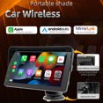 thumbnail image 3 of Reproductor MP5 para coche Radio para coche de 7 pulgadas Mirrorlink inalámbrico Carplay Android Auto HD WiFi, 3 of 9