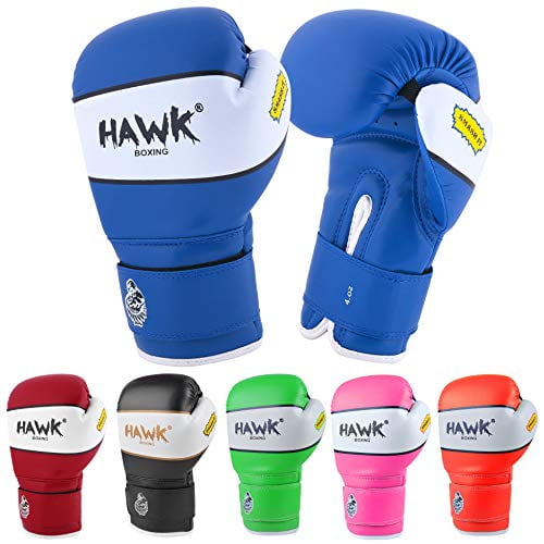 Focus Pads Set Punching Training Hook and Jab 4,6,8 OZ Junior Boxing Gloves 