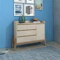 thumbnail image 2 of Manhattan Comfort Essence Commode 4 Tiroirs en Blanc Cassé, 2 of 13