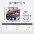 thumbnail image 3 of Salouo Psychedelic Shark Artwork Pattern Car Windshield Sun Shade Foldable | Front Windshield Shade for Sun, Heat and UV Rays | Interior Sun Protection-Medium, 3 of 6