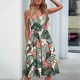 thumbnail image 2 of Moda mujer vestidos verano impresión Casual cuello en V sin mangas vacaciones Mini vestido Fridja  hjkh5996, 2 of 7