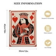 thumbnail image 2 of Nawypu Pink Aesthetic Canvas Wall Art Lucky You Art Print Queen of Hearts Poster Playing Card Artwork Thin Red Line Picture Ace of Hearts Print Aesthetic Preppy Painting Card Poster Decor  No Frame, 2 of 5