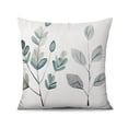 thumbnail image 2 of Plant Objects White Natural Greenery Twig Throw Pillow Covers 18 X 18 Inch, Set Of 4, Linen Study Sofa Cushion Cover Indoor Living Room Home Decor, 2 of 7