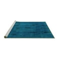 thumbnail image 2 of Ahgly Company Machine Washable Indoor Rectangle Persian Turquoise Blue Bohemian Area Rugs, 4' x 6', 2 of 4