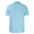 thumbnail image 3 of Men's Cutter & Buck Mint Las Vegas Raiders Forge Eco Heathered Stripe Stretch Recycled Polo, 3 of 3