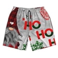 thumbnail image 5 of Goofa Cute Santa Printed Mens Swim Trunks Summer Quick Dry Short Beach Swimwear Bathing Suits-3X-Large, 5 of 9