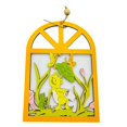 thumbnail image 5 of B Conejo de madera, huevos de conejito, adornos colgantes de flores, decoraciones de Pascua, decoración de fiesta en casa Diy, 5 of 5