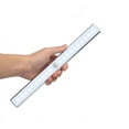 thumbnail image 2 of Juego de 3 luces LED, 10 piezas cada una, inalámbricas, recargables por USB, magnéticas, sensor de movimiento, luz blanca fría, portátiles, luz de armario, luz de emergencia de mano, etc., 2 of 5