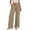 #04 Khaki 【Mix & Match: Stock Up on Your Favorite Colors】, variant on Women's Soft Fabric Loose Straight Denim Pants With Buttoned Pockets And Pleats, Cotton Blend Mid-Rise Casual Trousers, Relaxed Fit Mid Waisted Stretchy Bottom, | TruBelle,Army Green L
