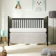 thumbnail image 6 of CASEMIOL 5-In-1 Convertible Crib, New Zealand Pinewood Baby Bed,Baby Crib With 3 Height Adjustment, Non-Toxic Finish, Easy to Assemble, Black, 6 of 13