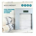 thumbnail image 2 of Accuweight 400 lb Digital Glass Weighing Scale, tempered glass, 2 of 5