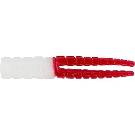 Crappie Magnet Grub White/Red