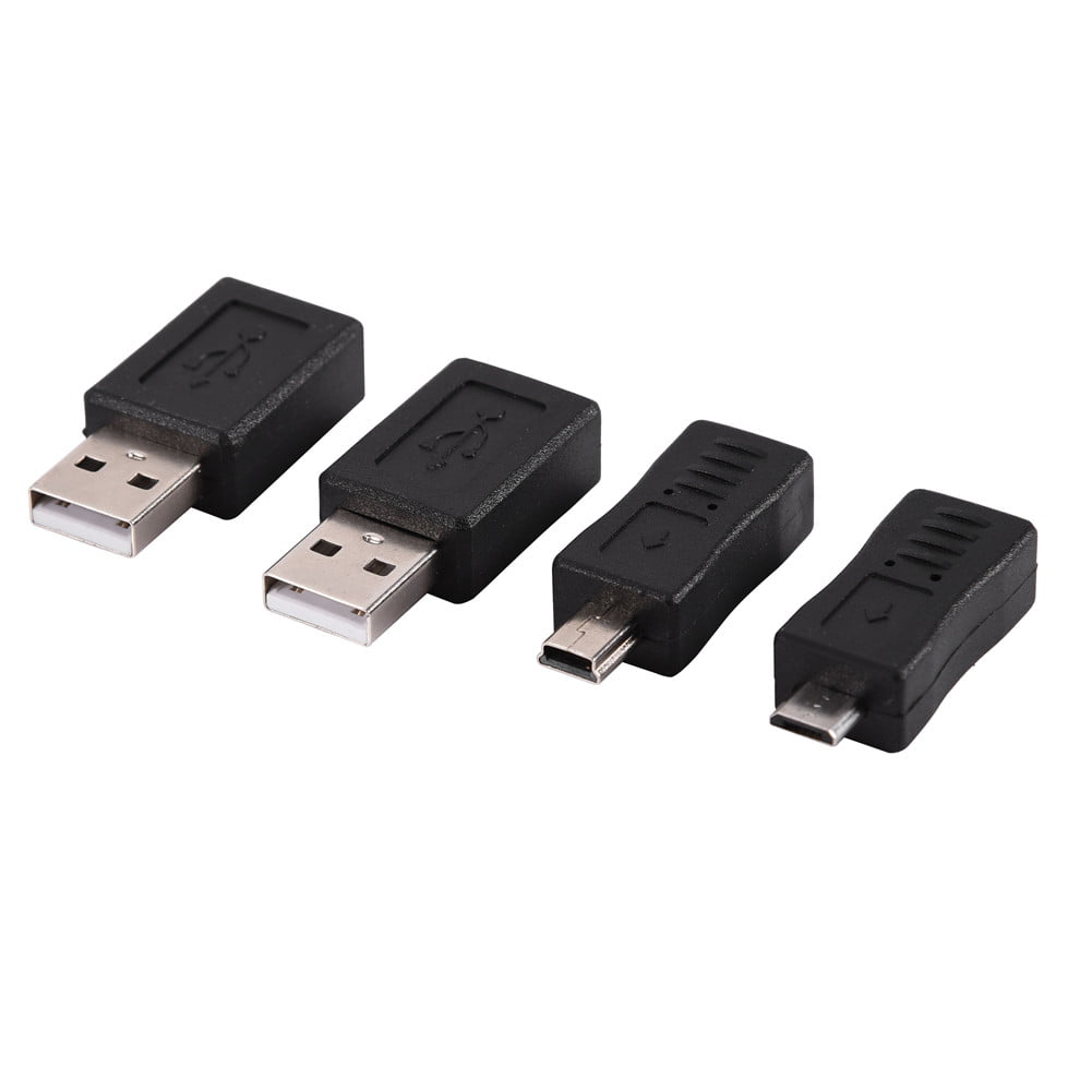 Higoodz Mini USB Adapter,Pack of 12 Pcs Multiple USB2.0 Adapters Micro/Mini  Male Female Converters Connectors , USB2.0 Converter 