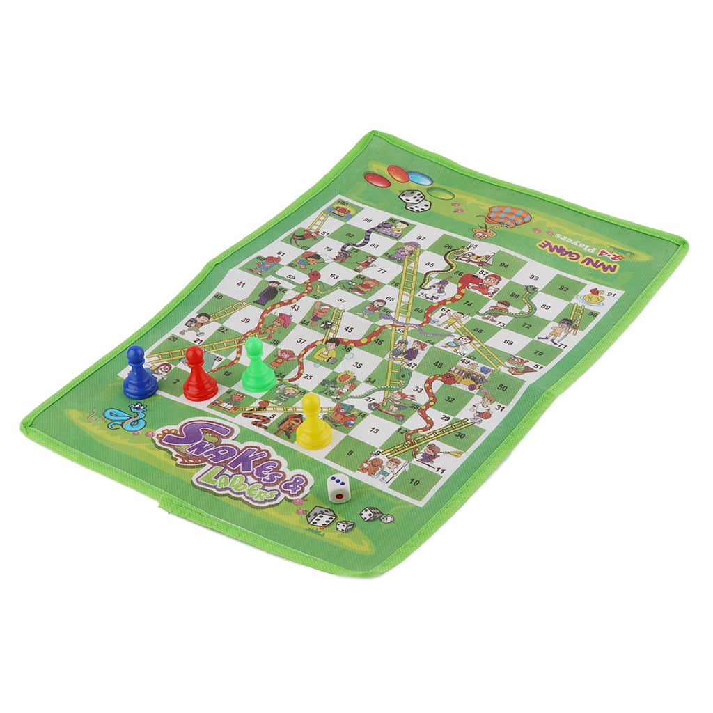 Details about   Kid Snake Chess Flying Chess Gifts For Kid Non-woven Puzzle Ladder KY 