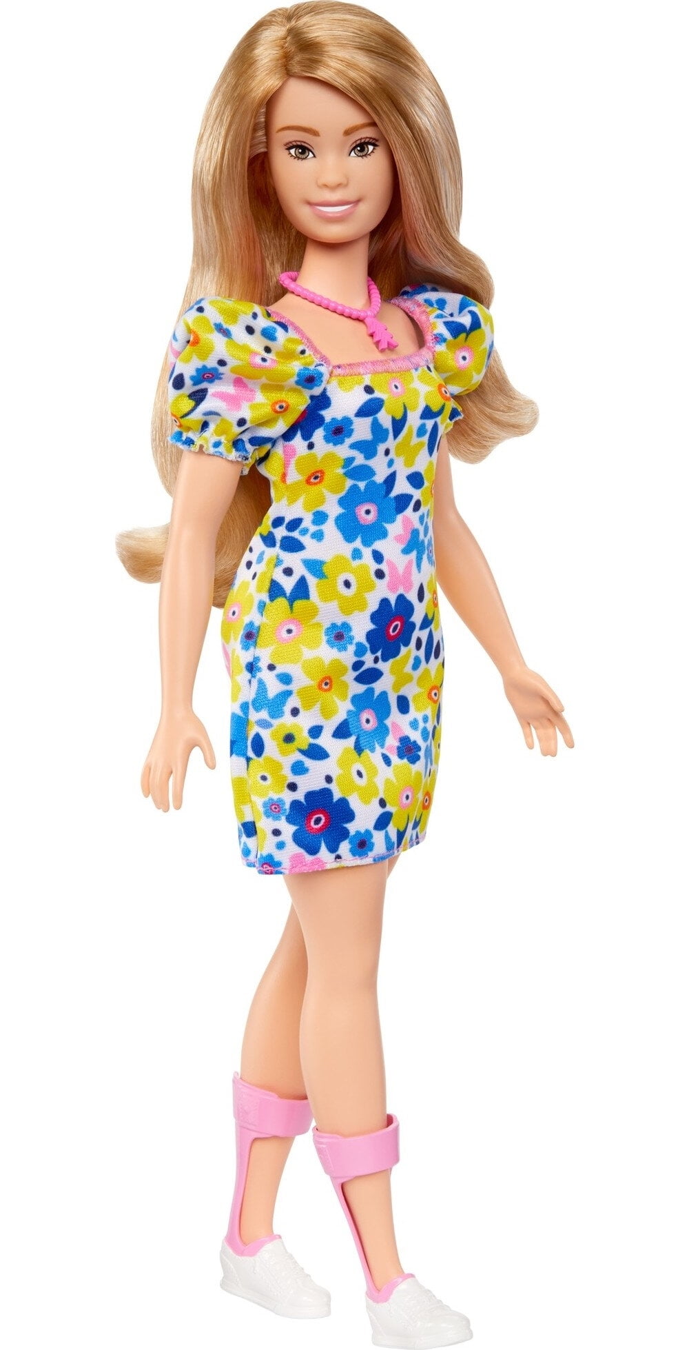 Barbie Fashionistas Doll #208, Doll Down Syndrome Wearing Floral Dress Walmart.com