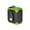Green, variant on Lighting Waist Hanging Fan Portable Clip-On Cooler Turbo Blower USB Rechargeable for Camping Heat