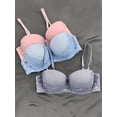 thumbnail image 4 of 3pcs Push Up Anti-Sagging Lace Balconette Bras - Enhance Your Everyday Look!, 4 of 5