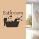 thumbnail image 3 of Adhesivo para puerta de baño para mujer, decoración de pared, decoración de pared bonita y divertida, 1 ud., 3 of 5