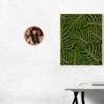 thumbnail image 4 of Marco de fotos creativo, delicado soporte para fotos, marco de fotos de pared de madera, redondo, para el hogar, la oficina y la tienda (caqui, 20 x 20 cm), 4 of 5