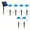 Blue, variant on Meitianfacai Upgraded Outdoor Solar Garden Lights Mushrooms Outdoor 8 Modes Water-proof Solar Powered Landscapes Cute String Light For Yard Patio Outside Decor
