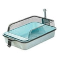 thumbnail image 4 of Yinanstore Bac à Litière pour Chat Bac à Litière pour Chat Ouvert Bac à Sable pour Chat Bac à Sable Robuste Toilette pour Chat Bac à Litière pour Chat d'Intérieur Chatons Bleu, 4 of 8