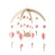thumbnail image 1 of Móvil de Bebé con Bolas de Fieltro para Cuna, Juguete de Decoración Colgante para Dormitorio, Sonajeros para Cuna de Bebé, Móvil para Guarder Rosa, 1 of 9