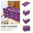 thumbnail image 2 of Yayeee Collapsible Cube Storage Bin with Lid Fabric Closet Decorative Basket with Handles, Love in The Clouds, 2 of 7