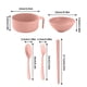 thumbnail image 5 of Juego de tazones para fideos ramen con tapa para microondas | Cuencos de drenaje multicapa, palillos, cuchara, tenedor y cubertero | Vajilla duradera de fibra de paja | Tazón grande de 950 g, tazón, 5 of 5