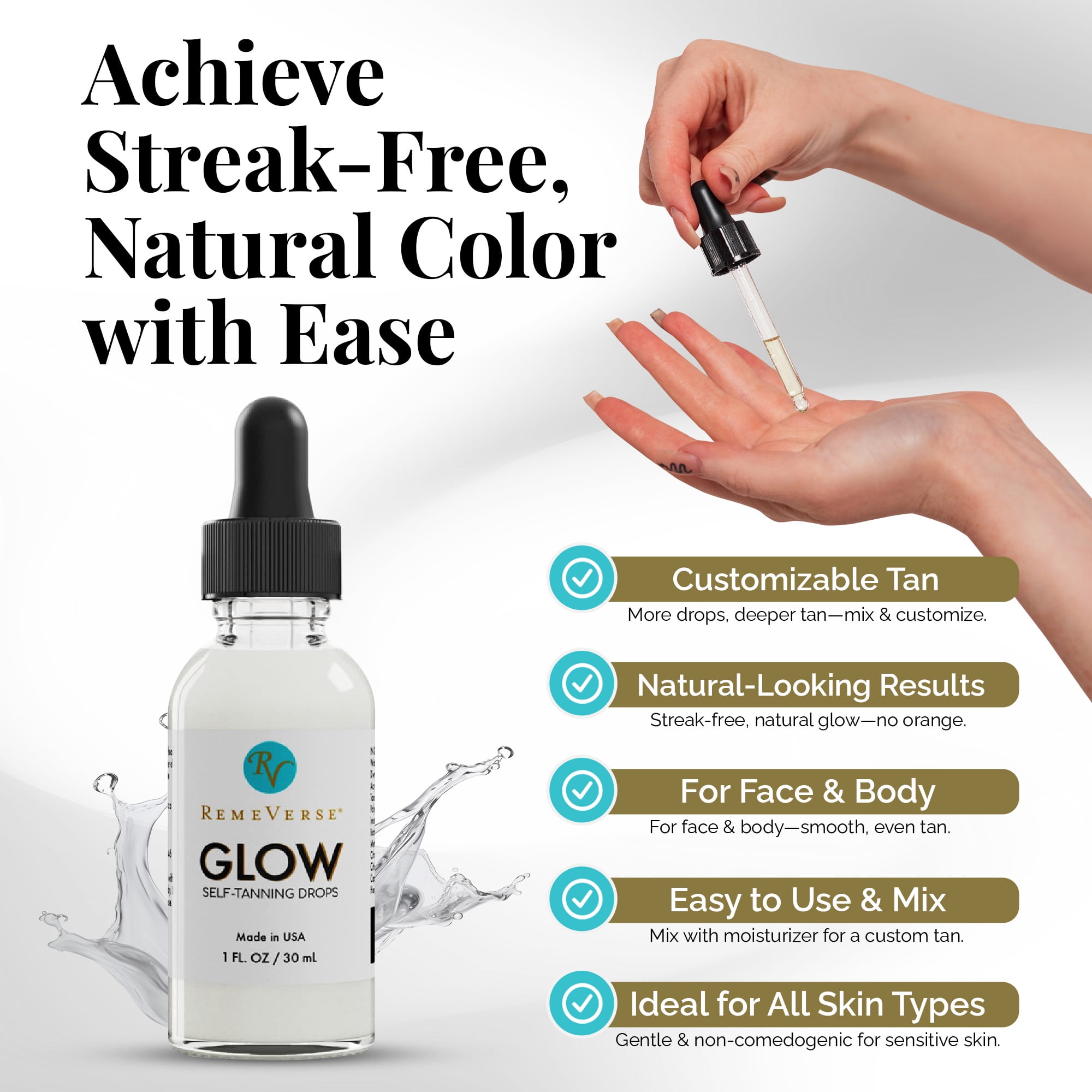 GLOW Self-Tanning Drops