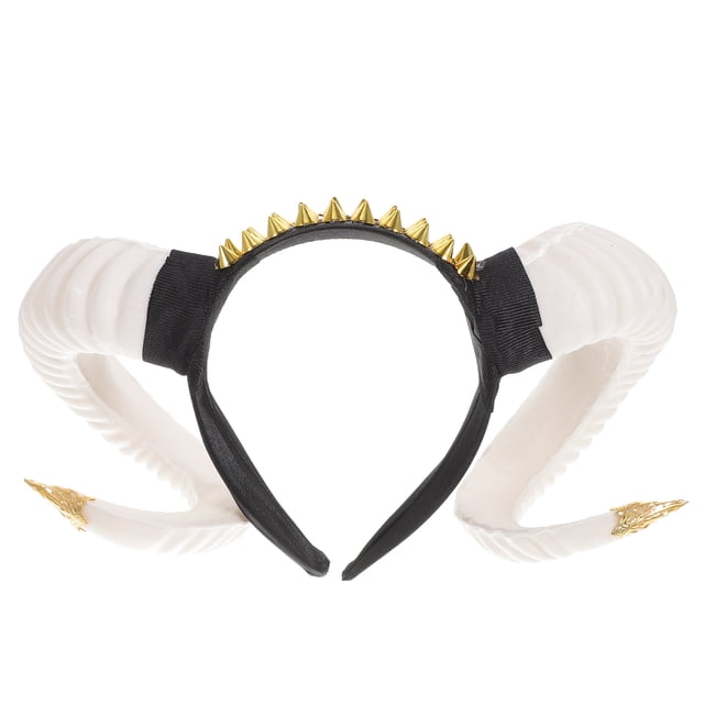 Diadema de cabra de cabra Diadenta de Halloween Evil Cosplay Diadema de disfraces Accesorio