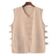 thumbnail image 1 of pstuiky Camiseta sin mangas para hombre, Camiseta sin mangas informal con cuello en V, lisa, cómoda y a la moda para hombre Camisas de hombre xxxl, 1 of 3