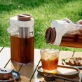 thumbnail image 2 of 1000ml Cold Brew Coffee Maker with Handle 350 Mesh Filter for Home Outdoor Camping Hand-Grinded Coffee Cold Brew Pot, 2 of 8