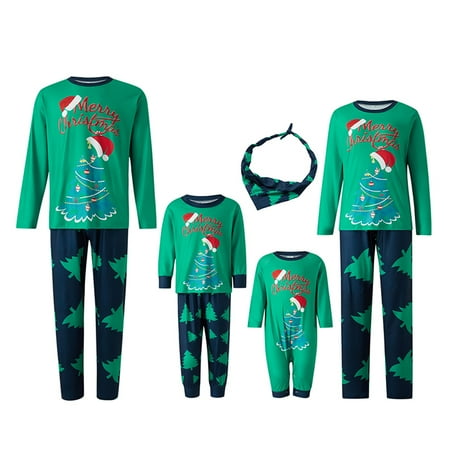 

FOCUSNORM Holiday Christmas Pajamas Family Matching Pjs Set Xmas Jammies for Couples Youth