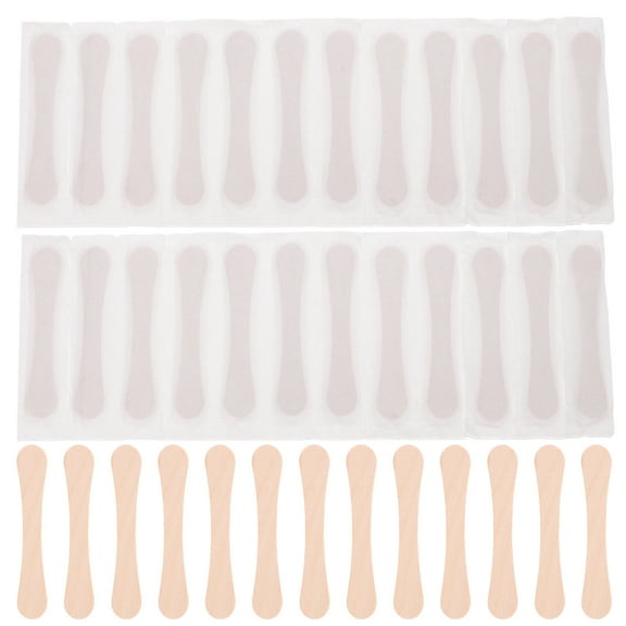 HONMEET 120pcs Wooden Dessert Spoons Individually Wrapped Ice Cream Tasting Spoons Clean Safe Disposable Spoons for Treats