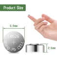 thumbnail image 3 of Windmax 200 pcs Durable R626 377 SR626 177 AG4 1.5V Alkaline Coin Button Cell Batteries, 3 of 5