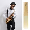 thumbnail image 4 of TABLZONE 10Pcs Saxophone Reeds Strength 25 Beige Tenor Reeds with Long Life for Saxophone, 4 of 8
