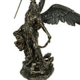 thumbnail image 4 of Veronese Design 21.5 Inch Saint Michael Standing Over Demon Archangel Warrior Antique Bronze Finish Sculpture Religious Figurine, 4 of 8