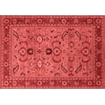thumbnail image 1 of Ahgly Company Indoor Rectangle Oriental Red Industrial Area Rugs, 2' x 5', 1 of 4