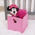 thumbnail image 2 of Minnie Mouse Children Disney Baby Felt Fabric Storage Bin, Pink, 2 of 3