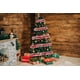 thumbnail image 5 of Guirnalda de oropel con punta de escarcha verde y serpentinas metálicas navideñas de 2 m para colgar en el techo, decoración para fiestas navideñas, 5 of 5