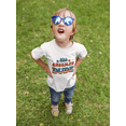 thumbnail image 2 of All American Dude Baby Bodysuit, Newborn Outfit, Baby Clothes, Gift&nbsp;for&nbsp;Children 6-9m White, 2 of 2