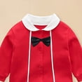 thumbnail image 6 of CAICJ98 Infant Baby Girl Long Sleeve Romper Cotton Cute Style Newborn Toddler Jumpsuit Outfit 0-18 Months (Red,7-10 Months), 6 of 6