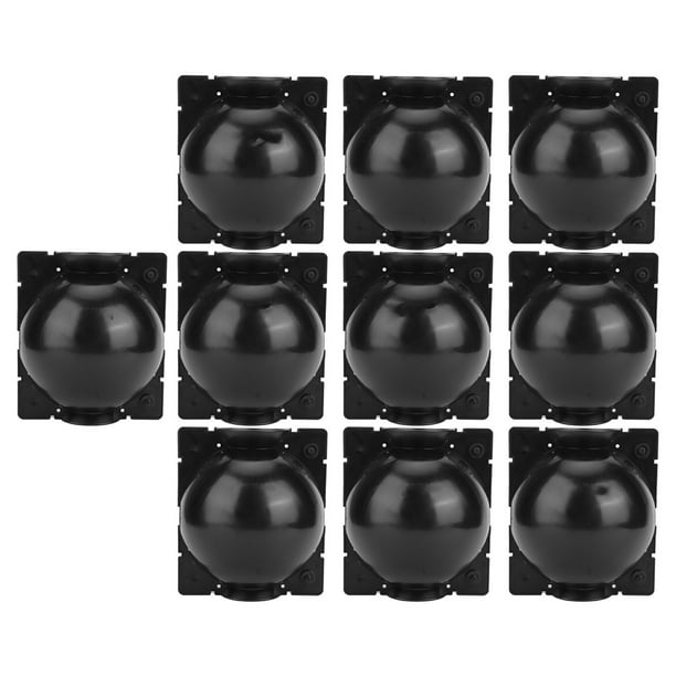 10 piezas de dispositivos de enraizamiento de injerto reutilizables para el crecimiento de plantas, bolas de propagación de alta presión, suministros de jardín, color negro