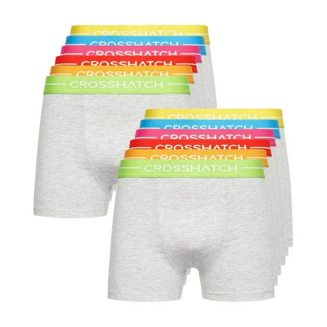 Crosshatch Boxeurs Astraux pour Hommes (Lot de 12)