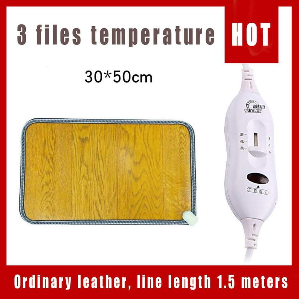 Electric Foot Feet Heating Warmer Pad Heated Floor Carpet Mat for Office