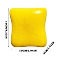 thumbnail image 3 of Squeeze Slow Rising, Sensory Squeeze Toys, Butter Squeeze Jumbo, Relaxation Toys, Yellow Square, 1 Pc, 3 of 6