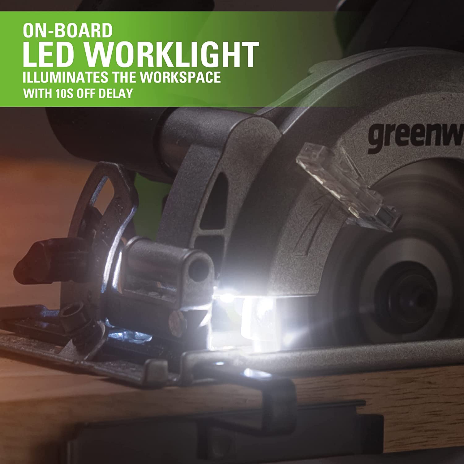 Greenworks 24V Brushless Compact Circular Saw photo 3