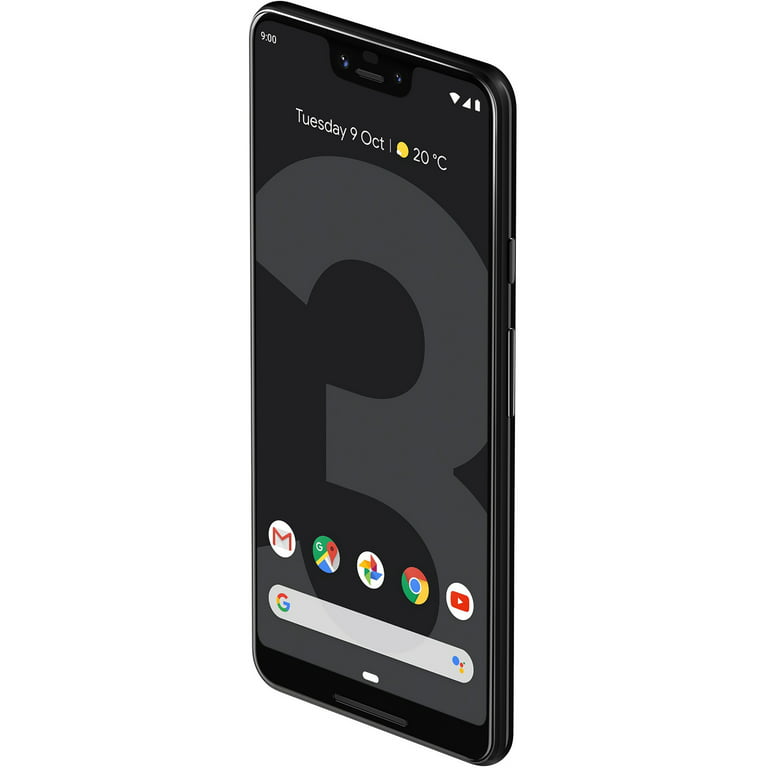 Google Pixel 3 XL 128GB Unlocked GSM & CDMA 4G LTE Android Phone w/ 12.2MP  Rear & Dual 8MP Front Camera - Just Black