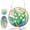 Color 8, variant on 7.09inch Acrylic Puzzle Suncatcher Window Hanging Decor DIY Sun Catcher Puzzle Ornament Kit with Chain for Window Door Balcony Wall